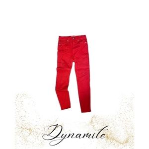 Dynamite red jeans